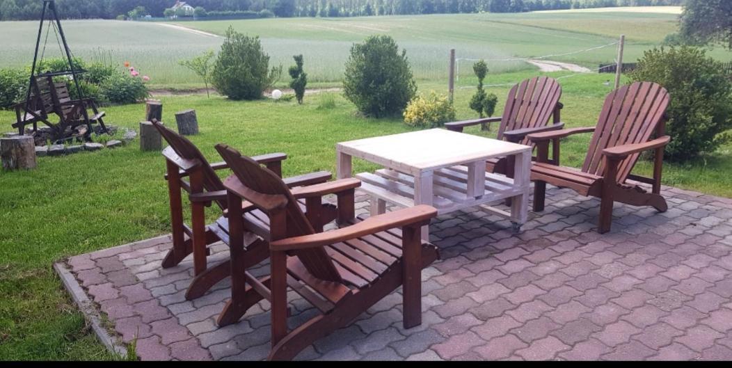 Wczasy Na Kaszubach U Hani Wiele Exterior foto
